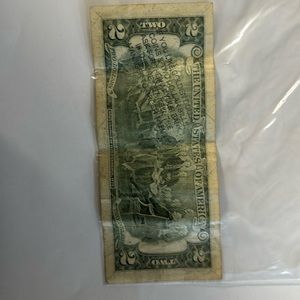 2 dollar bill series 1995 real